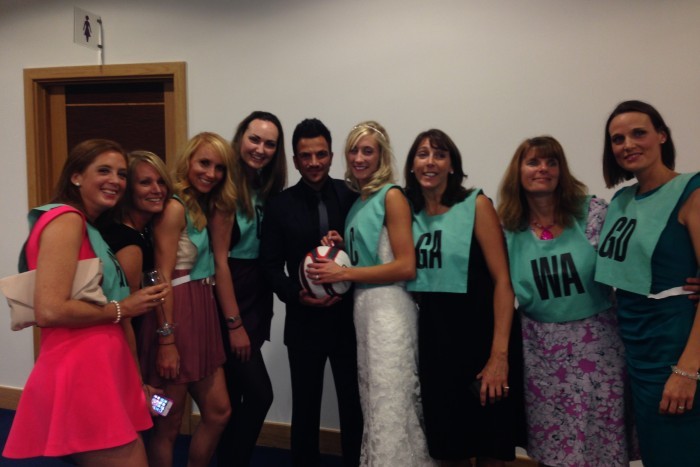 Wedding Fun at Sussex NRG Netball Club